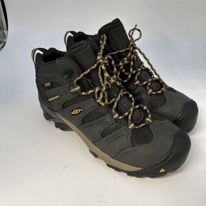KEEN Utility Boots Men 13D Lansing Mid Waterproof Steel Toe Work